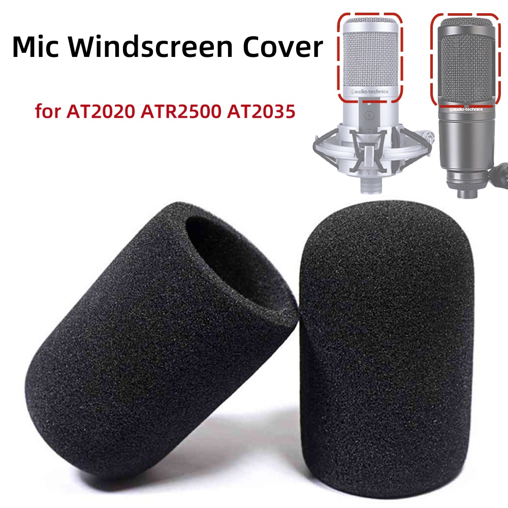 Recording Pop Filter - 2PCS AT2020 Mikrofon Windschutzscheibe, Mikrofon Windschutzscheibe