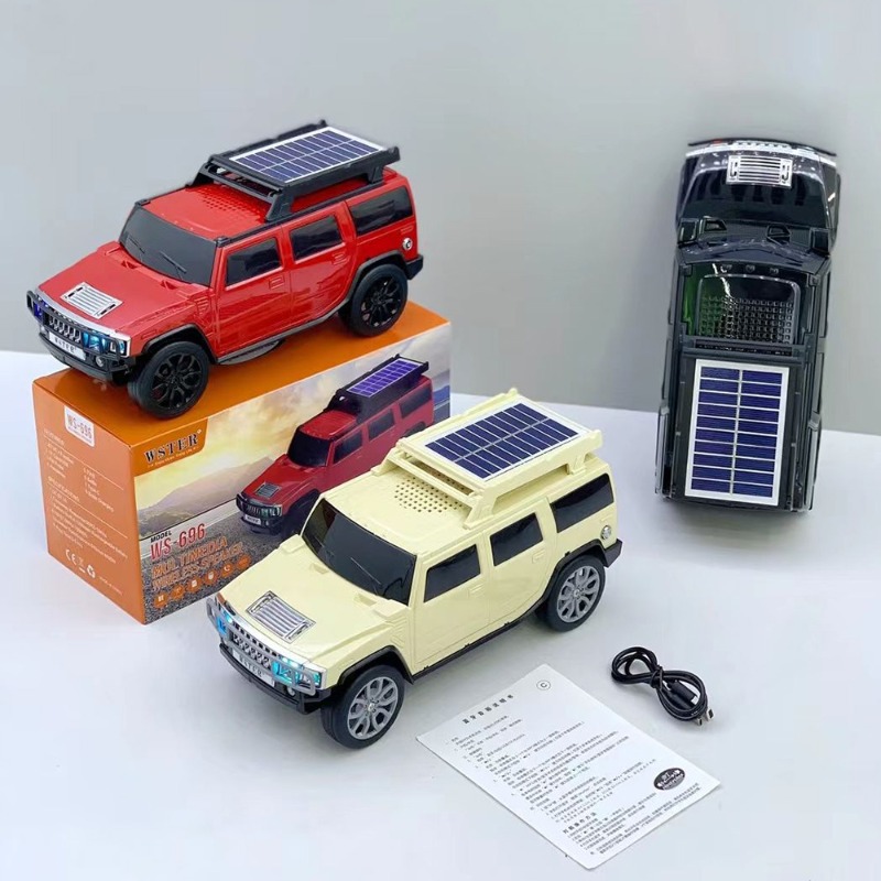 Audio Music Offline - Solarbetriebener Tragbarer Offroad-Bluetooth-Lautsprecher, 8W Portabler Kabelloser
