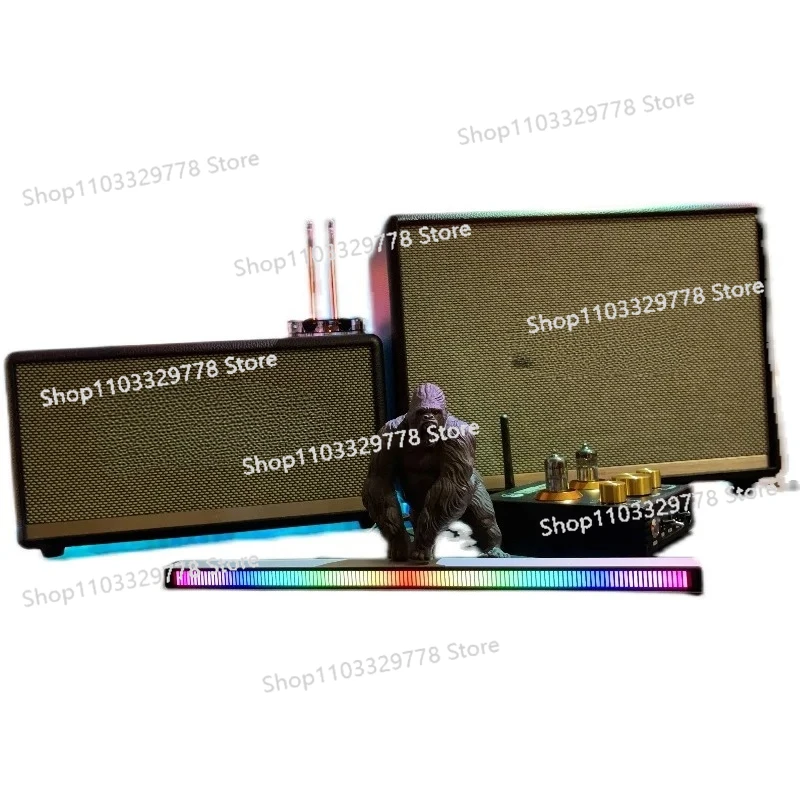 Audio Music Visualizer Free - 128-Bit RGB Auto-Ambiente-Musiklicht Stereo Sprachgesteuerter Spektrumanalysator