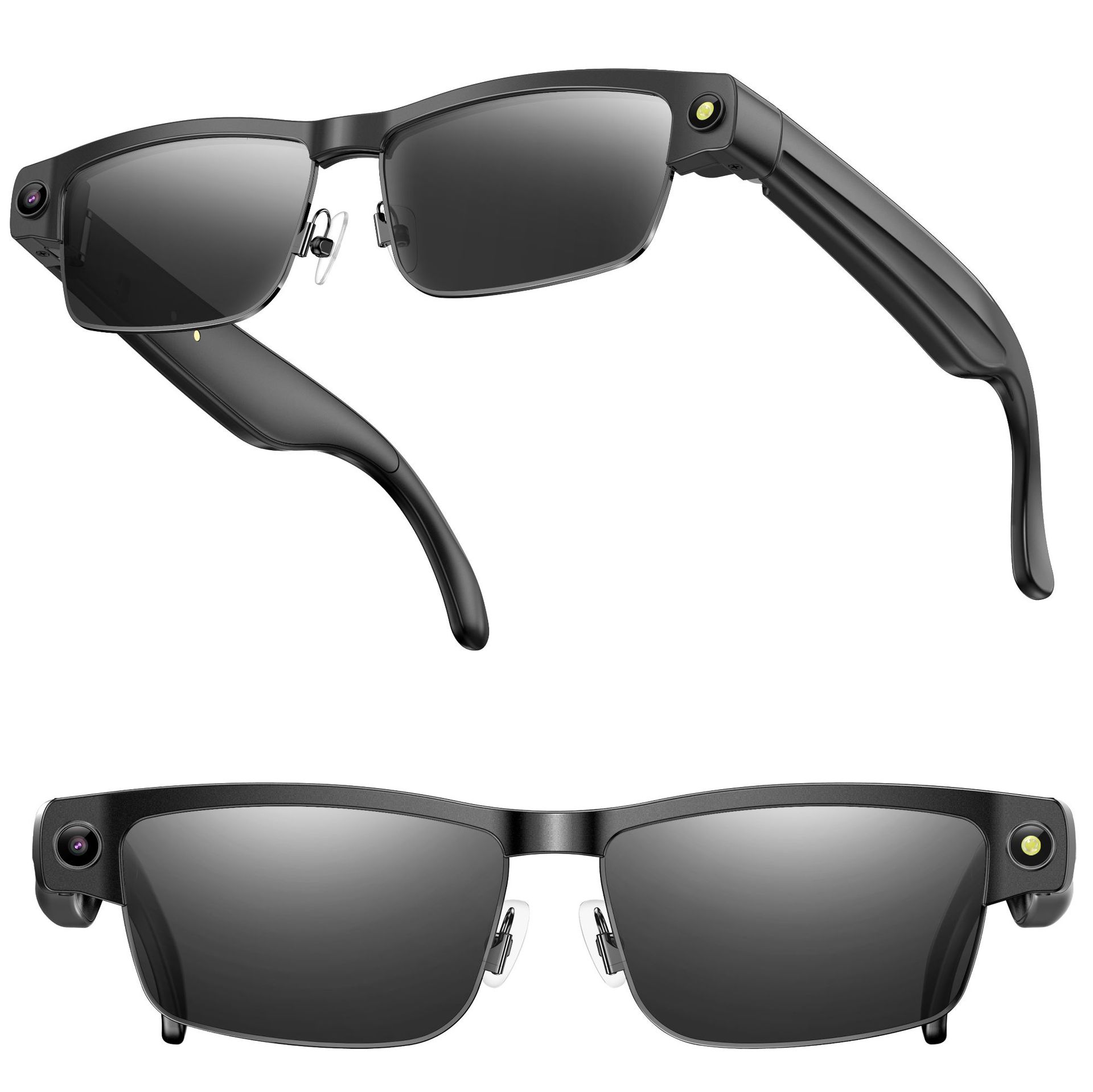 Audio Music To Video Ai Free - L802 Smart-Brille mit 8-Millionen-Pixel-Kamera, Musikwiedergabe, KI-Übersetzung,