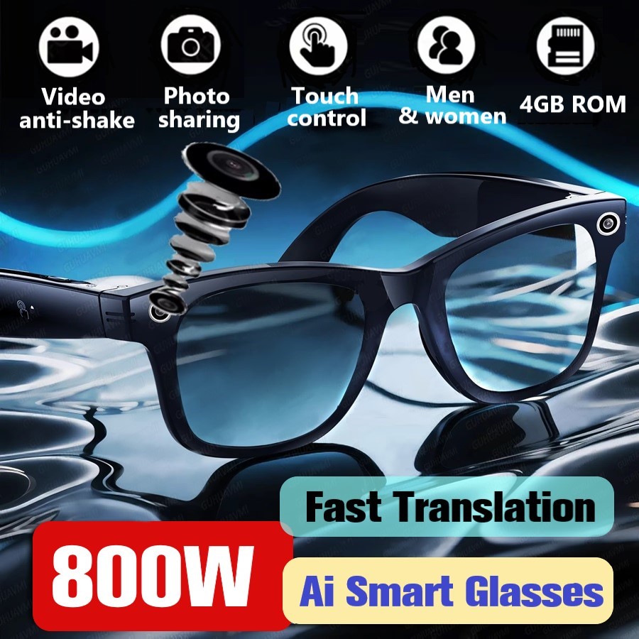 Audio Music To Video Ai Free - Trendige intelligente Sonnenbrille mit 8 MP