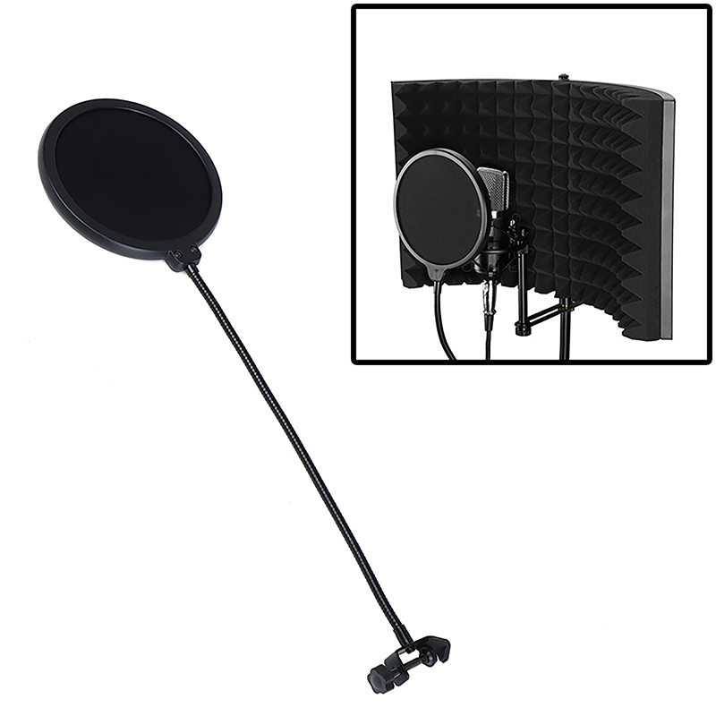 Recording Pop Filter - Mic Shield für sprechende Aufnahme, Zubehör,