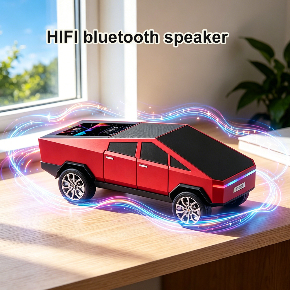 Audio Music Offline - Offroad-Pickup-Modell Bluetooth-Lautsprecher WS-580, Kraftvoller Bass Kabelloser