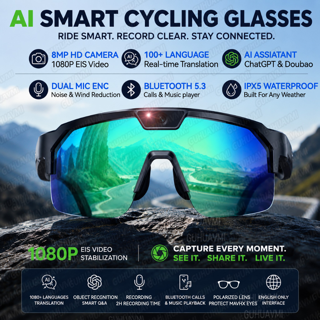 Audio Music To Video Ai Free - 2026 Upgrade Smart-Brille mit 8MP Foto-