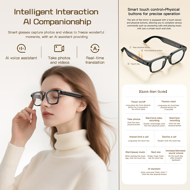 Neue KI-Smart-Brille mit 800W  – Audio Music To Video Ai Free Bewertung und Preis