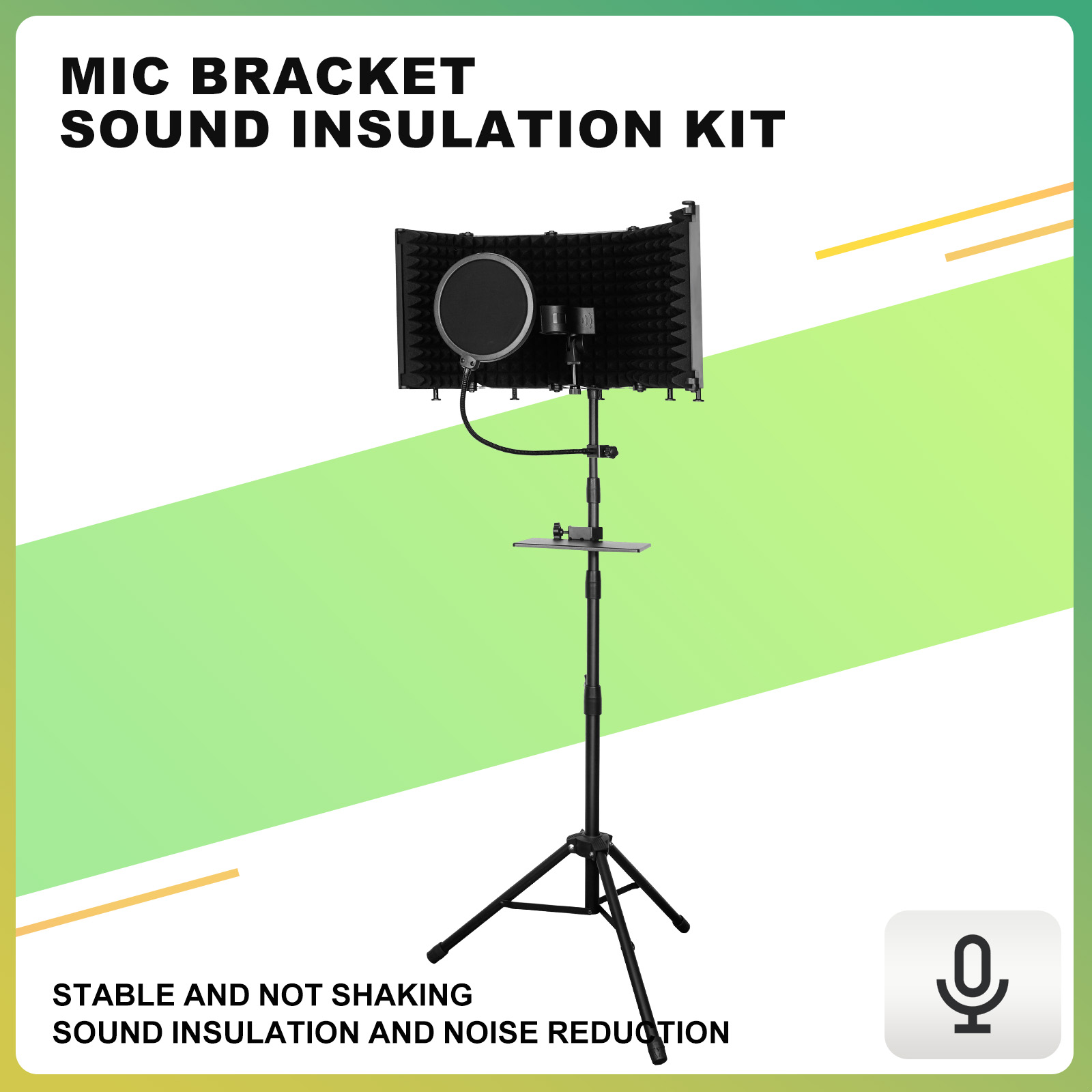 Studio-Mikrofon-Isolationskabi – Recording Pop Filter Bewertung und Preis