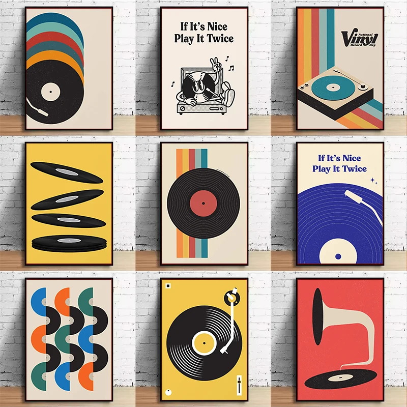 Mid-Century Vinyl-Schallplatte – Audio Music Recording Bewertung und Preis