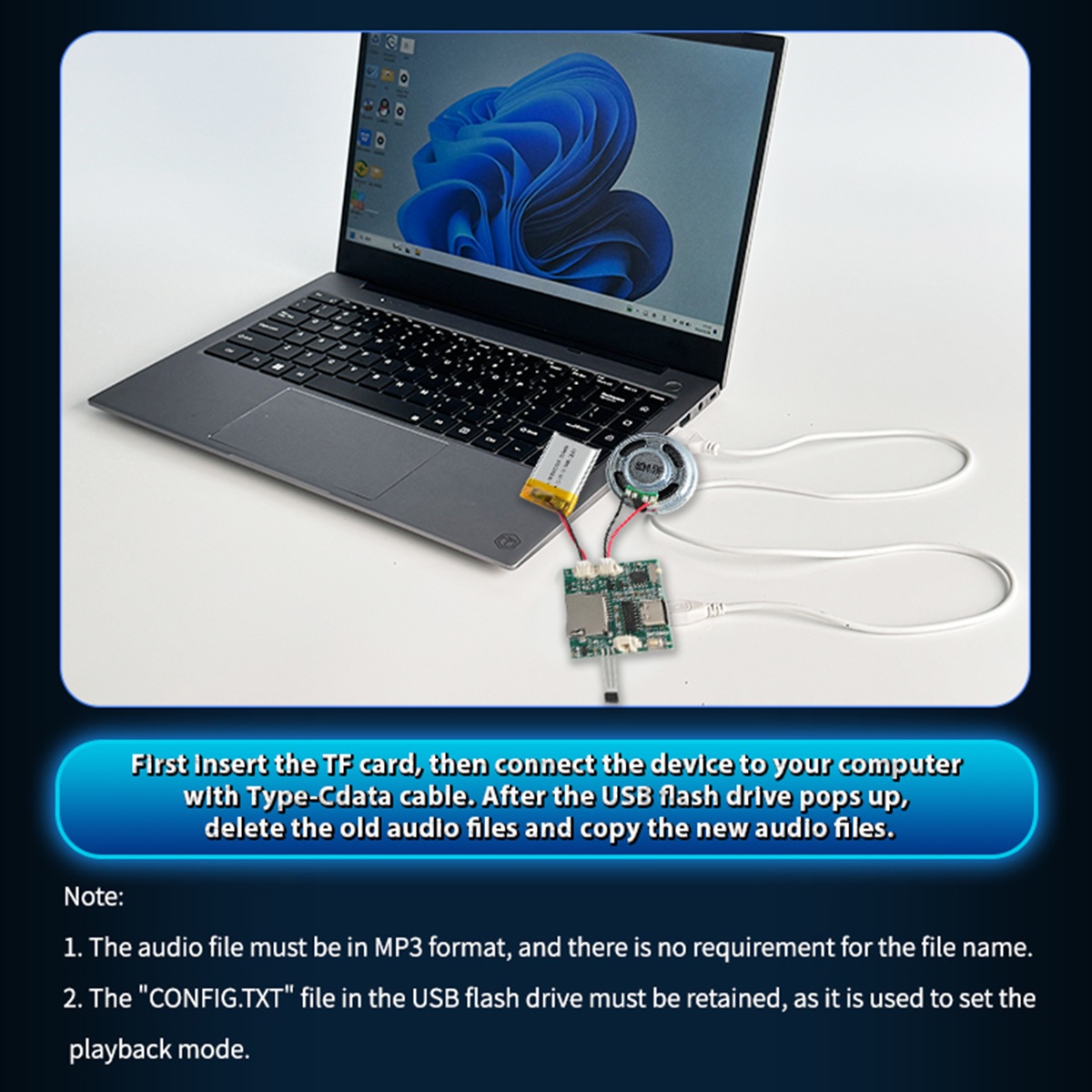 Programmierbares Tonaufnahmemo – Audio Music Mp3 Download Bewertung und Preis