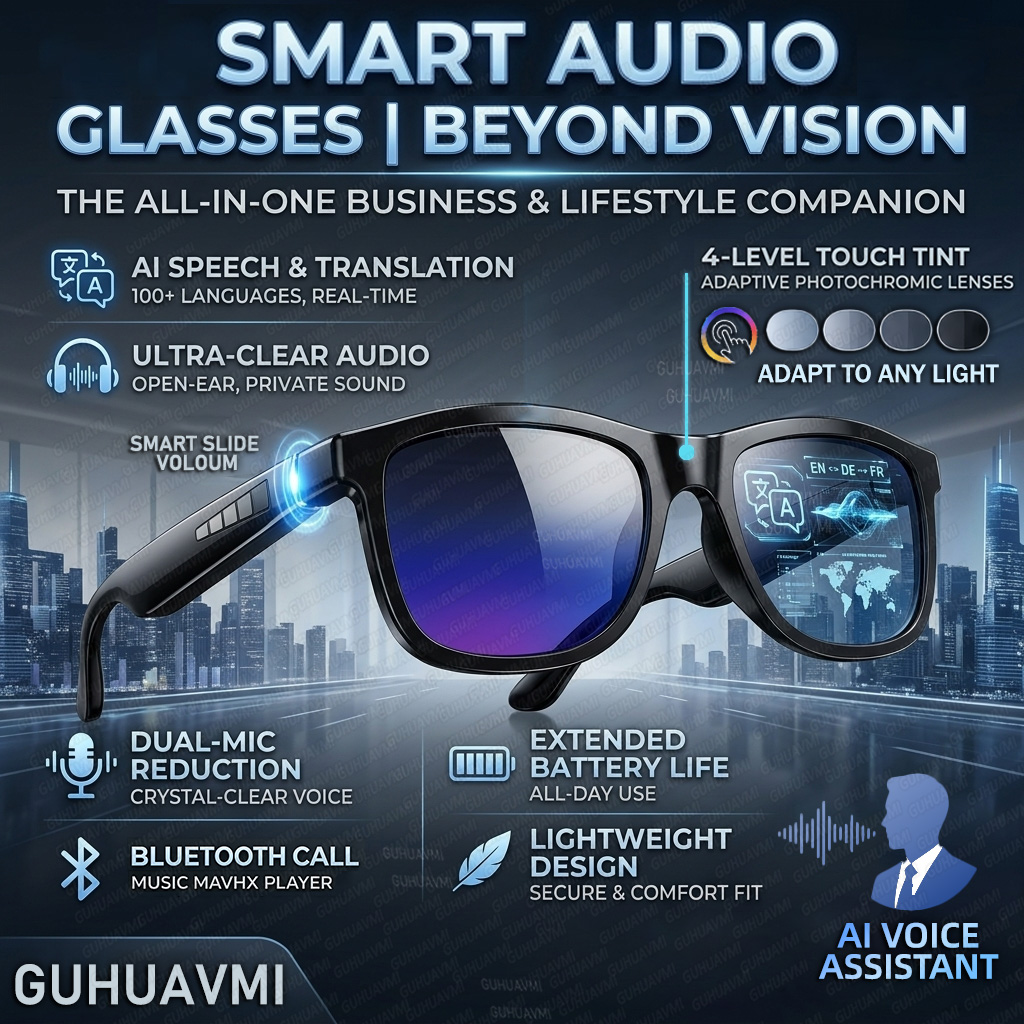 Neue Smart-Audio-Brille mit Fa – Audio Music To Video Ai Free Bewertung und Preis
