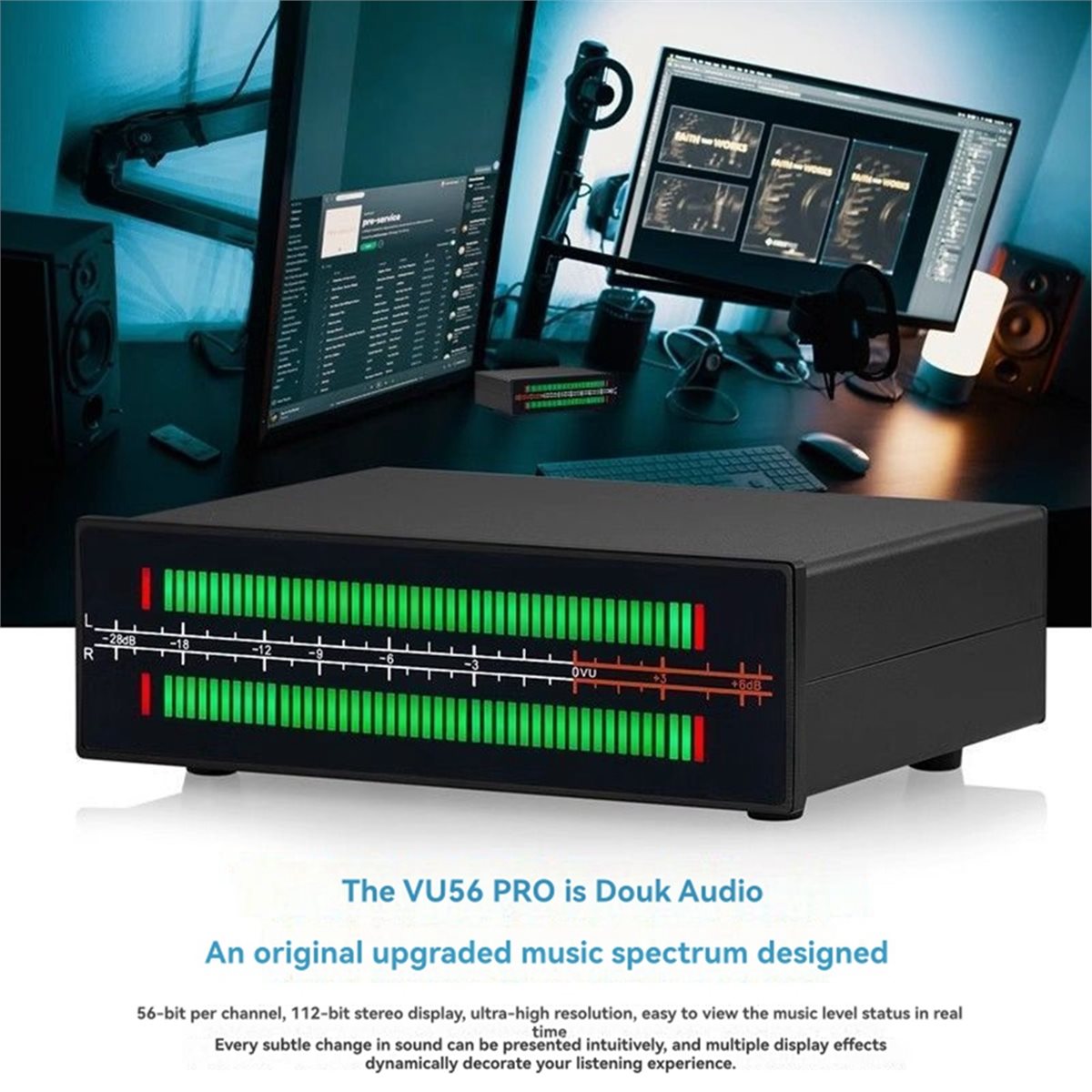 A40I VU56-PRO Zweikanal-Musik- – Audio Music Visualizer Free Bewertung und Preis