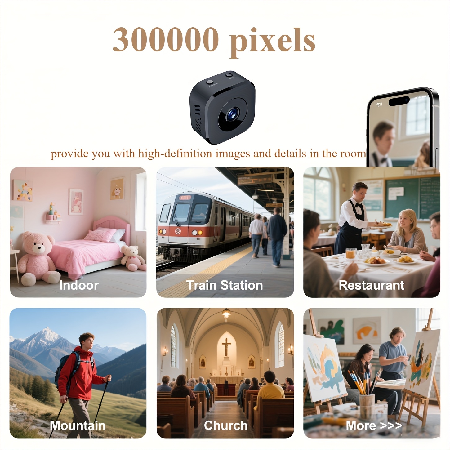 1080P HD Mini WiFi Kamera Indo – Audio Music Recording Bewertung und Preis