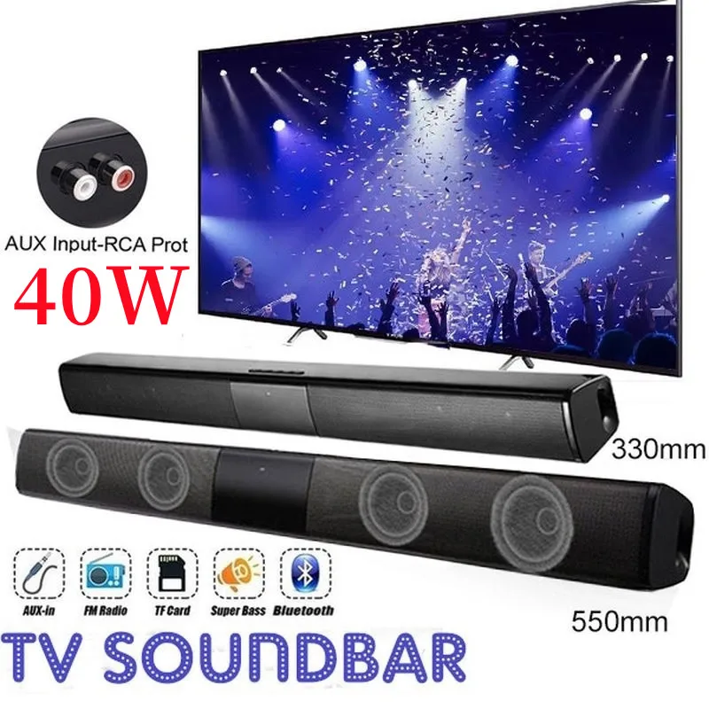40W Soundbar TV Tragbare Bluet – Audio Music Visualizer Free Bewertung und Preis