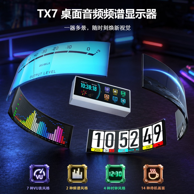 Douk Audio TX7 RGB Spektrumana – Audio Music Visualizer Free Bewertung und Preis