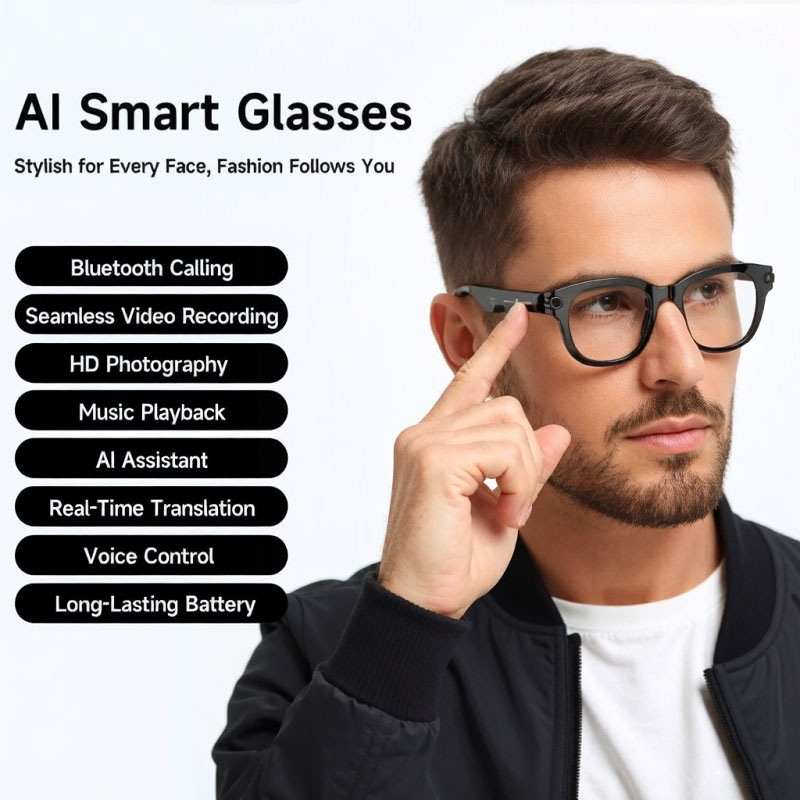 FLAUNT AI Smart-Brille mit 4K- – Audio Music Recording Bewertung und Preis