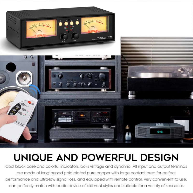 MIC+LINE Analoges Dual-VU-Mete – Audio Music Visualizer Free Bewertung und Preis